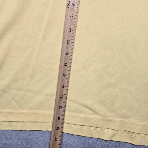 Jos. A. Bank Polo Shirt Mens XL Yellow Traveler's Collection Cotton Short Sleeve - Picture 12 of 16